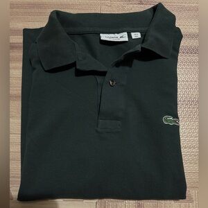 Lacoste classic fit Men's Dark Green Polo Shirt size large